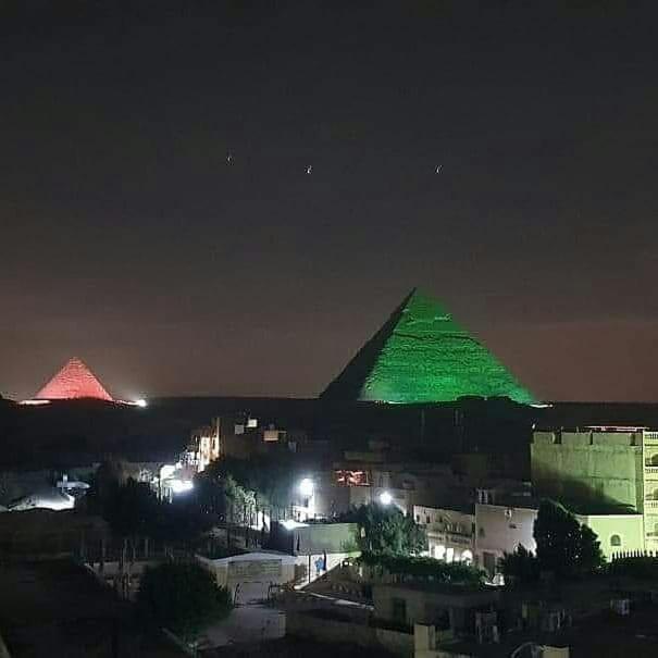 Maged Pyramids View Inn Kafret el-Gabal Exteriör bild