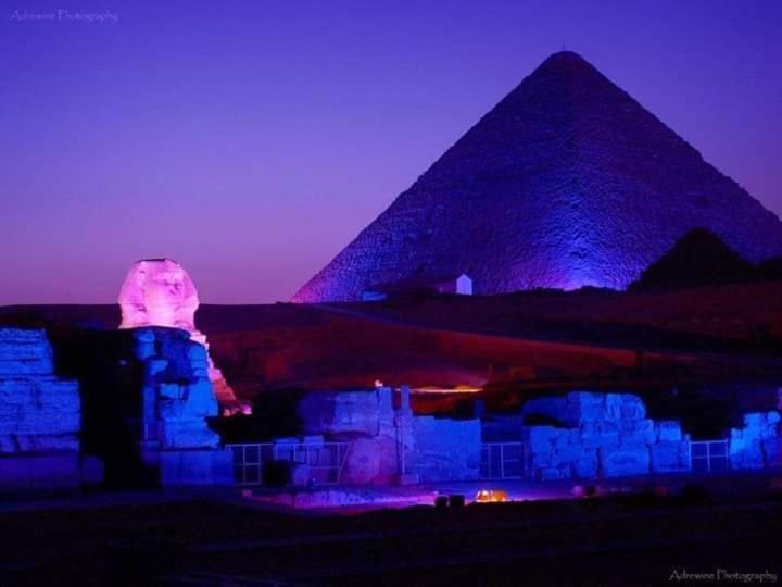 Maged Pyramids View Inn Kafret el-Gabal Exteriör bild