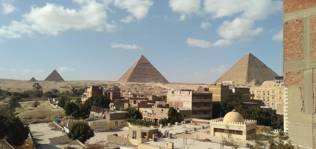 Maged Pyramids View Inn Kafret el-Gabal Exteriör bild